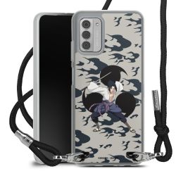 New Carry Case Transparent Stoff schwarz/silber