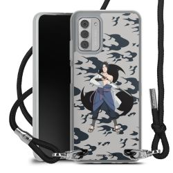 New Carry Case Transparent Stoff schwarz/silber