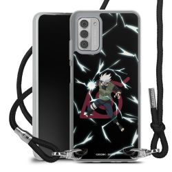 New Carry Case Transparent Stoff schwarz/silber