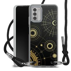 New Carry Case Transparent Stoff schwarz/silber