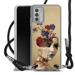 New Carry Case Transparent Stoff schwarz/silber