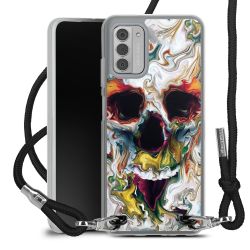 New Carry Case Transparent Stoff schwarz/silber