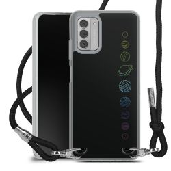 New Carry Case Transparent Stoff schwarz/silber