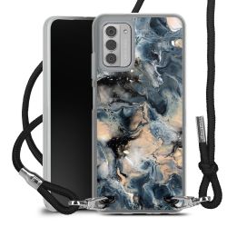 New Carry Case Transparent Stoff schwarz/silber