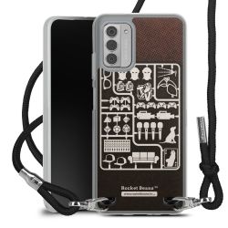 Carry Case Stoff schwarz/silber