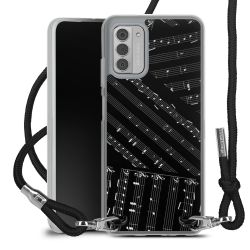 New Carry Case Transparent Stoff schwarz/silber