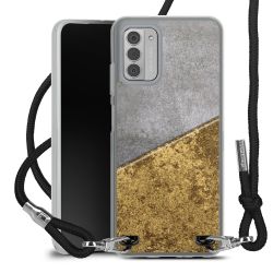 New Carry Case Transparent Stoff schwarz/silber