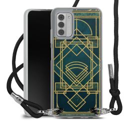 New Carry Case Transparent Stoff schwarz/silber