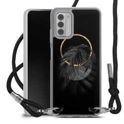 New Carry Case Transparent Stoff schwarz/silber