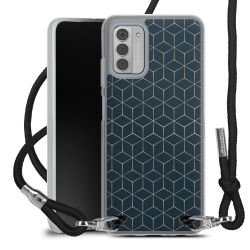 New Carry Case Transparent Stoff schwarz/silber