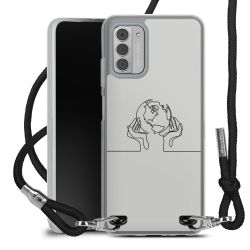 New Carry Case Transparent Stoff schwarz/silber