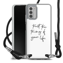 New Carry Case Transparent Stoff schwarz/silber