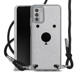 New Carry Case Transparent Stoff schwarz/silber