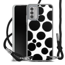 New Carry Case Transparent Stoff schwarz/silber