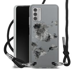 New Carry Case Transparent Stoff schwarz/silber