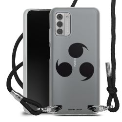 New Carry Case Transparent Stoff schwarz/silber