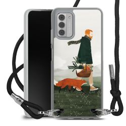 New Carry Case Transparent Stoff schwarz/silber