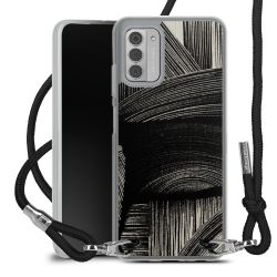 New Carry Case Transparent Stoff schwarz/silber