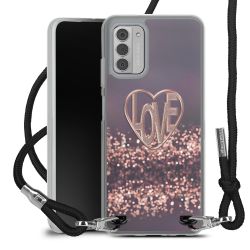 New Carry Case Transparent Stoff schwarz/silber