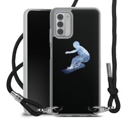 New Carry Case Transparent Stoff schwarz/silber