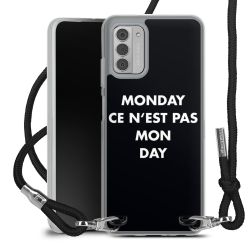 New Carry Case Transparent Stoff schwarz/silber