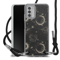 New Carry Case Transparent Stoff schwarz/silber