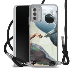 New Carry Case Transparent Stoff schwarz/silber