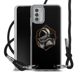 New Carry Case Transparent Stoff schwarz/silber