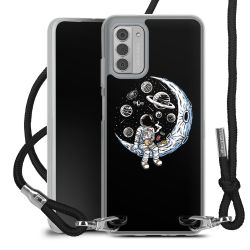 New Carry Case Transparent Stoff schwarz/silber