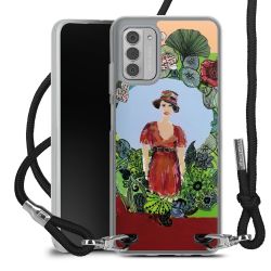 New Carry Case Transparent Stoff schwarz/silber