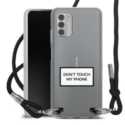 New Carry Case Transparent Stoff schwarz/silber