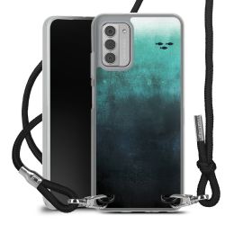 New Carry Case Transparent Stoff schwarz/silber