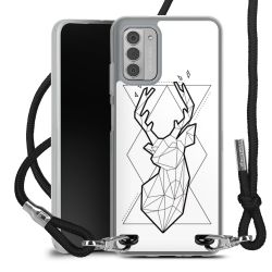 New Carry Case Transparent Stoff schwarz/silber