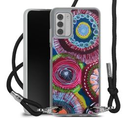 New Carry Case Transparent Stoff schwarz/silber