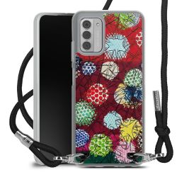 New Carry Case Transparent Stoff schwarz/silber