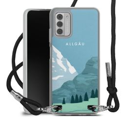 New Carry Case Transparent Stoff schwarz/silber