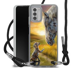 New Carry Case Transparent Stoff schwarz/silber