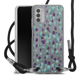 New Carry Case Transparent Stoff schwarz/silber