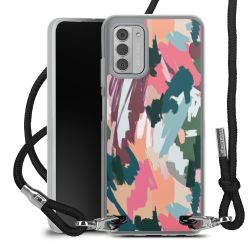 New Carry Case Transparent Stoff schwarz/silber