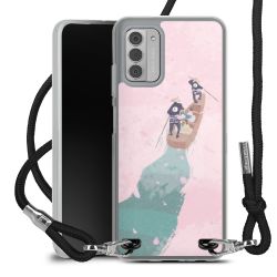 New Carry Case Transparent Stoff schwarz/silber