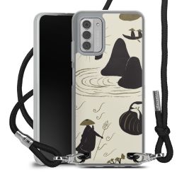 New Carry Case Transparent Stoff schwarz/silber