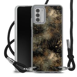 New Carry Case Transparent Stoff schwarz/silber