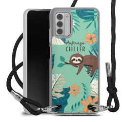 New Carry Case Transparent Stoff schwarz/silber