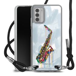 New Carry Case Transparent Stoff schwarz/silber