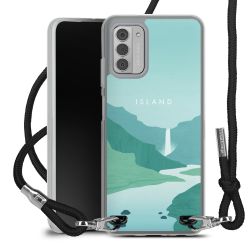 New Carry Case Transparent Stoff schwarz/silber