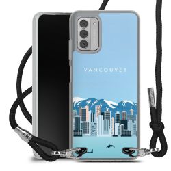 New Carry Case Transparent Stoff schwarz/silber