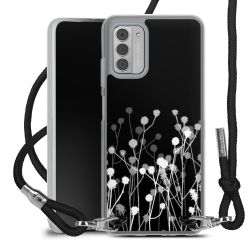 New Carry Case Transparent Stoff schwarz/silber