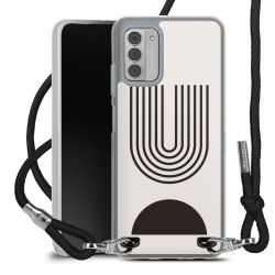 New Carry Case Transparent Stoff schwarz/silber