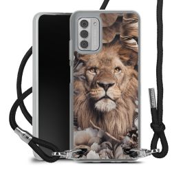 New Carry Case Transparent Stoff schwarz/silber