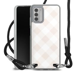 New Carry Case Transparent Stoff schwarz/silber